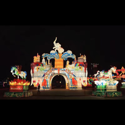 厂家直销鼠年花灯活动装饰彩灯景观亮化花灯十二生肖花灯现货批发