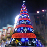 户外大型圣诞树 源头厂家专业定制大型灯光圣诞 酒店商场圣诞布景