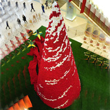 专业定制三米至五十米大型钢结构室内圣诞树 商场酒店圣诞节装饰