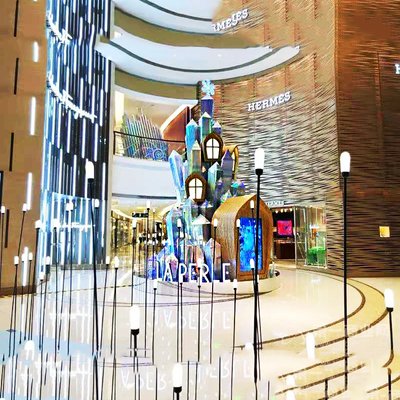 2020年新款亚克力镭射幻彩膜圣诞树 圣诞节美陈装饰