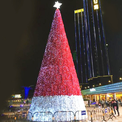 Acrylic colorful crystal Christmas tree creation grand square simulation Christmas tree trembling ti