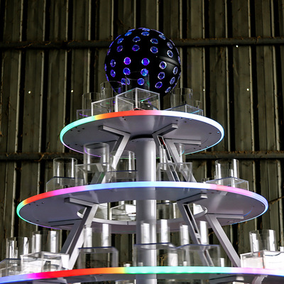 2021新款网红套圈机游戏机 亲子互动玩具投掷自动旋转地摊夜市