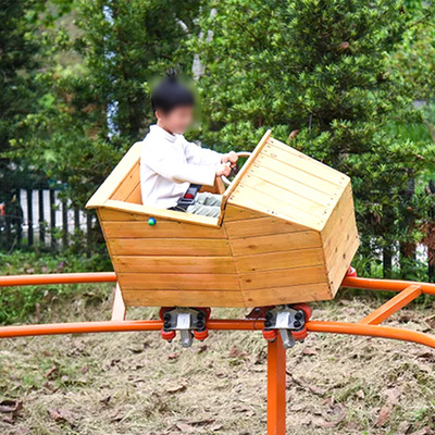 坑爹过山车网红脚踏式起伏轨道车家庭互动无动力拼爹脚蹬滑轮车