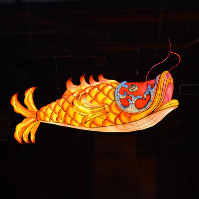 Sushi Japanese Fish Lantern Restaurant Pendant Lamp Mid-Autumn Festival Folk Lantern Lantern Soft De