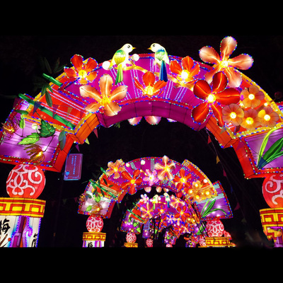 Custom made arch shape Spring Festival Lantern Festival animal large light Festival Mid Autumn Lante