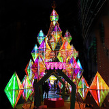 10米大型户外圣诞树厂家定制直销批发10米亚克力灯光框架圣诞树