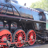 复古火车头定制生产厂家 欧洲复古蒸汽火车公园摆件装饰