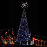 10米户外大型红色圣诞树装饰 圣诞大树 商场酒店广场圣诞节美陈装