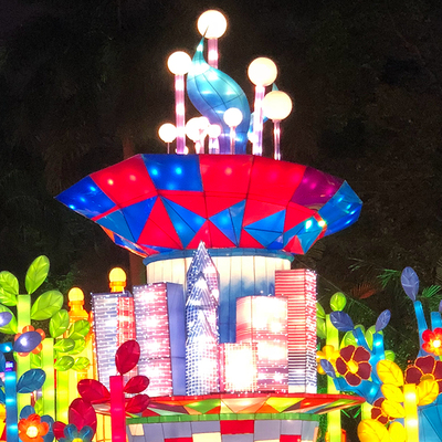 创意灯光节花灯造型 户外各种造型花灯 浪漫梦幻灯光展广场灯光节