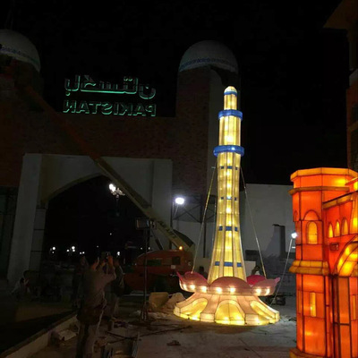 春节元宵节彩灯花灯定制生产大型户外春节传统节日景观彩花灯会展